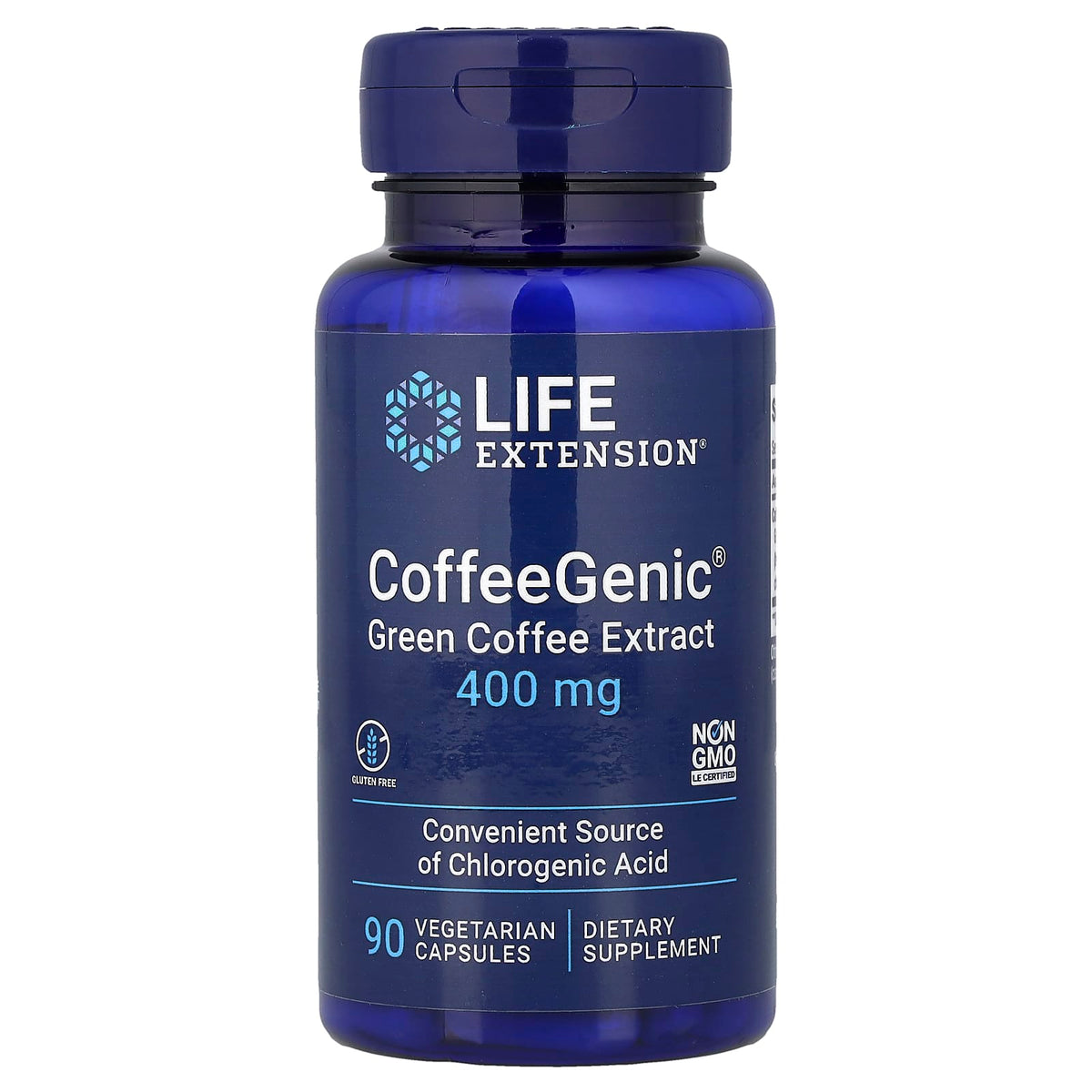 Life Extension CoffeeGenic Green Coffee Extract 400 mg 90 Capsules