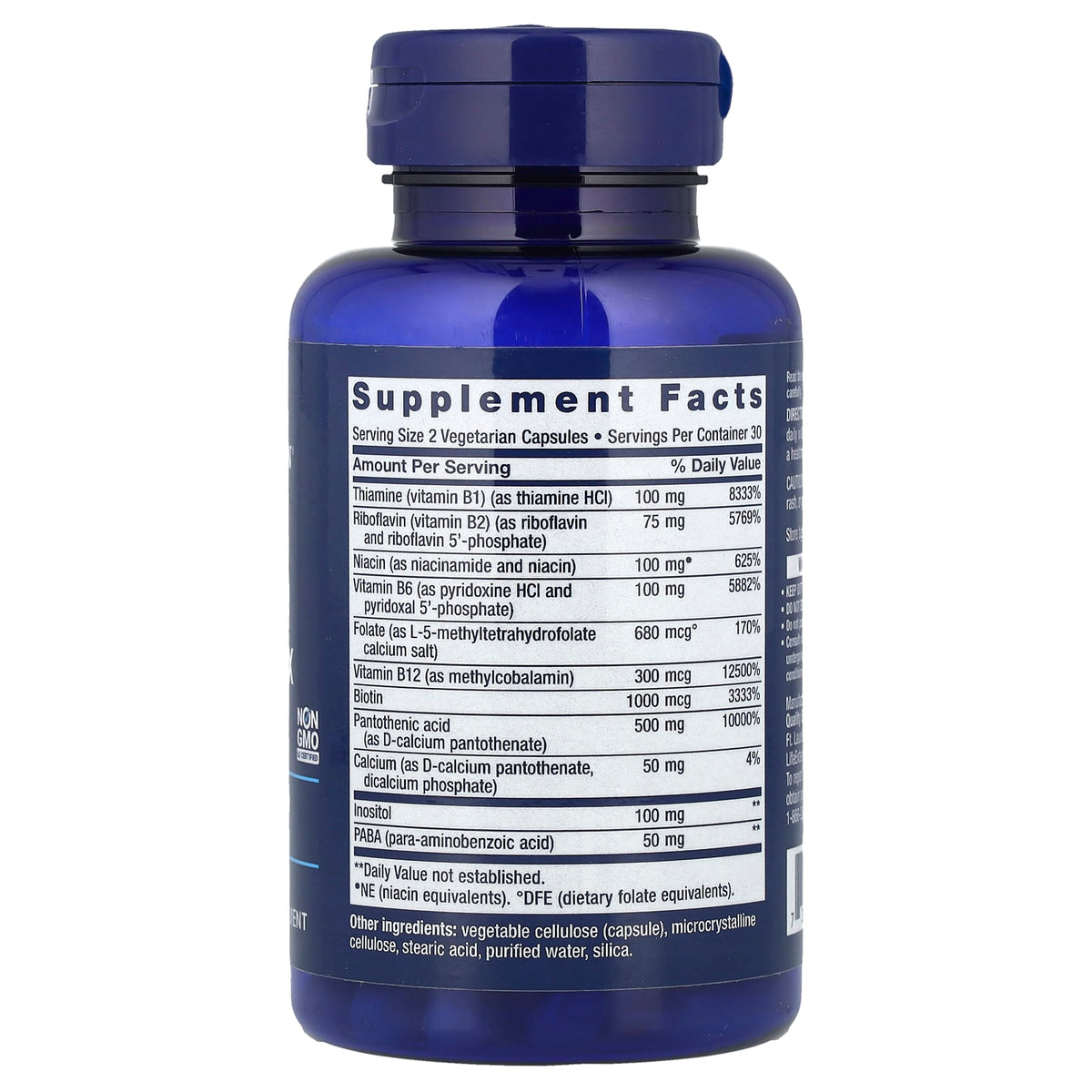 Life Extension BioActive Complete B-Complex 60 Capsules