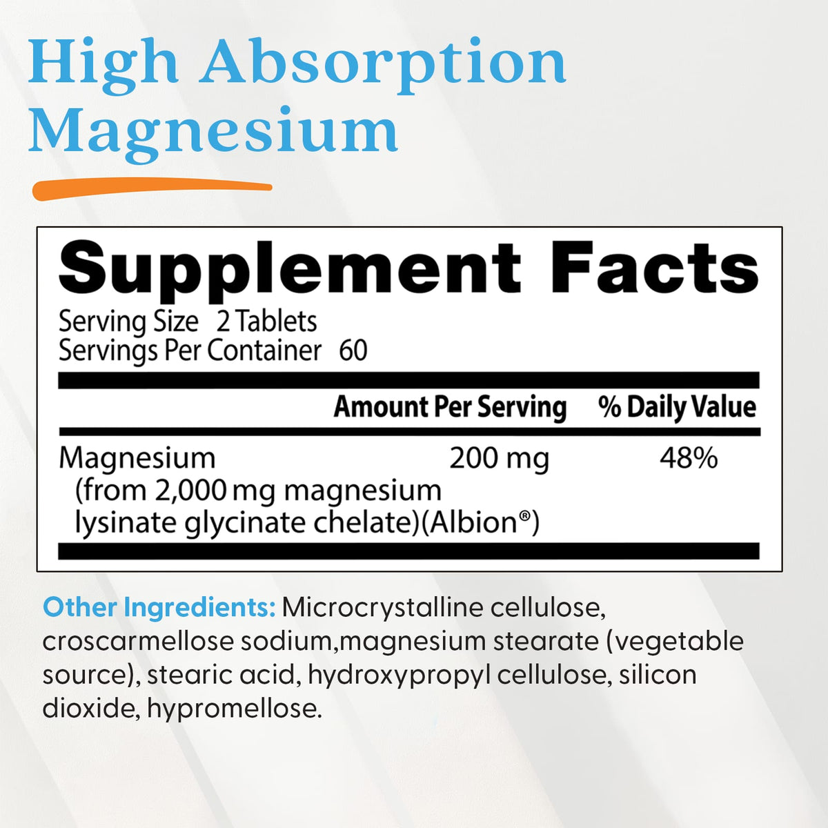 Dr Best Magnesium Lysinate Glycinate 100 mg 120 Tablets