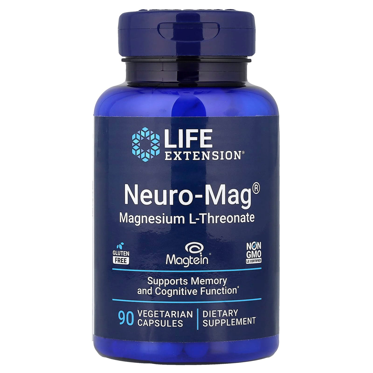 Life Extension Neuro-Mag Magnesium L-Threonate 48 mg 90 Capsules