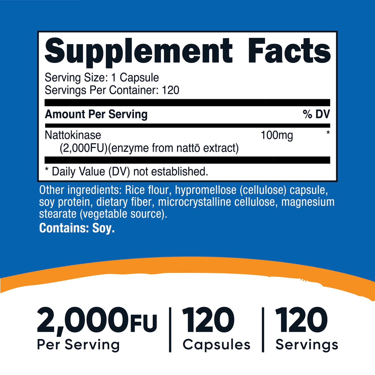Nutricost Nattokinase 100 mg 120 Capsules