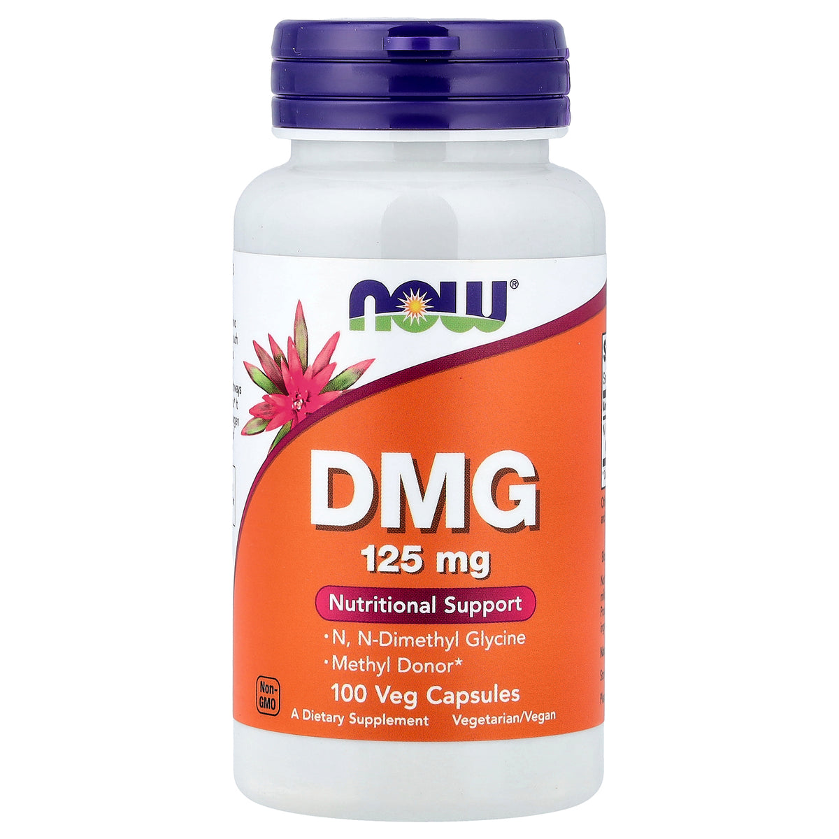 NOW DMG 125 mg 100 Capsules