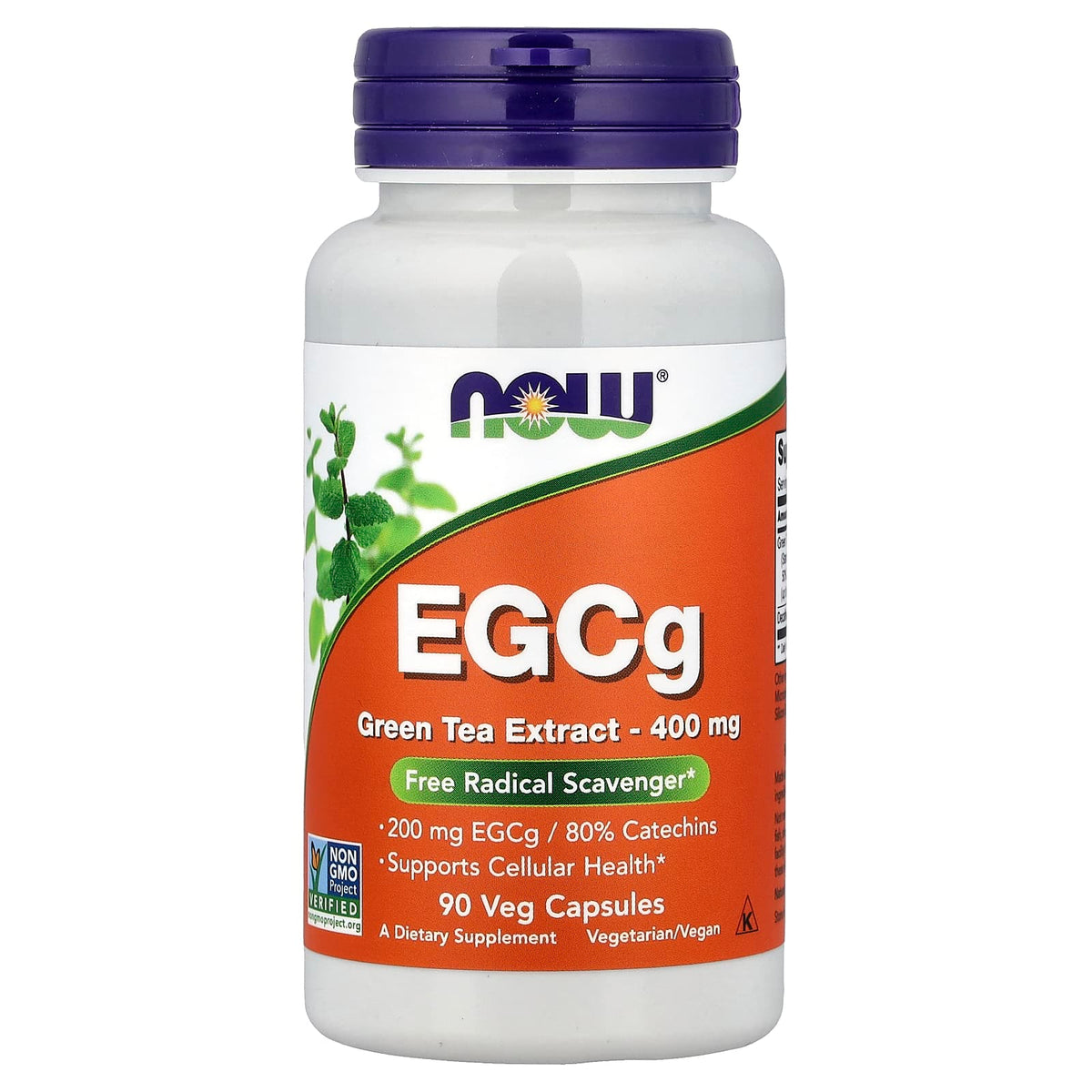 NOW EGCg Green Tea Extract 400 mg 90 Capsules