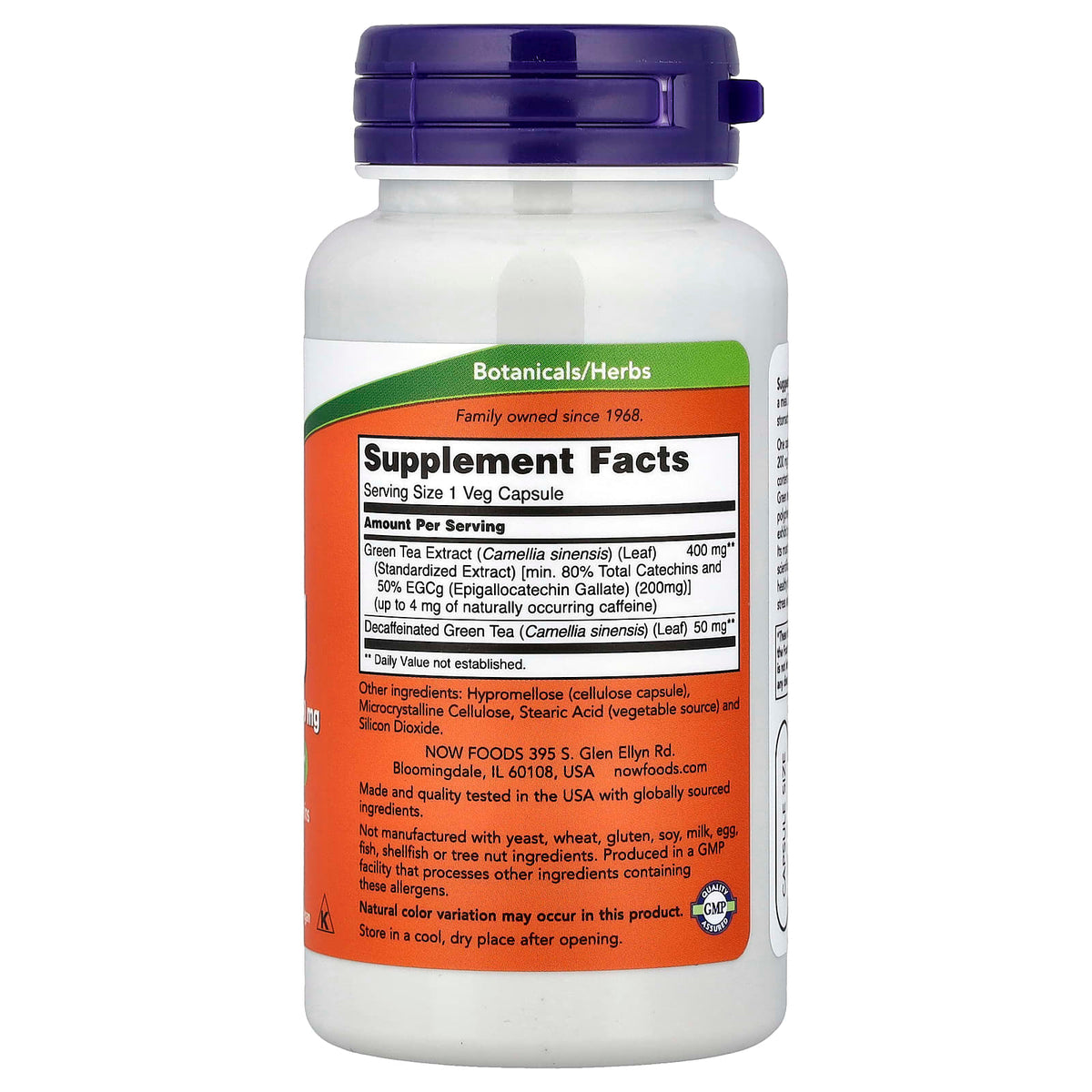 NOW EGCg Green Tea Extract 400 mg 90 Capsules