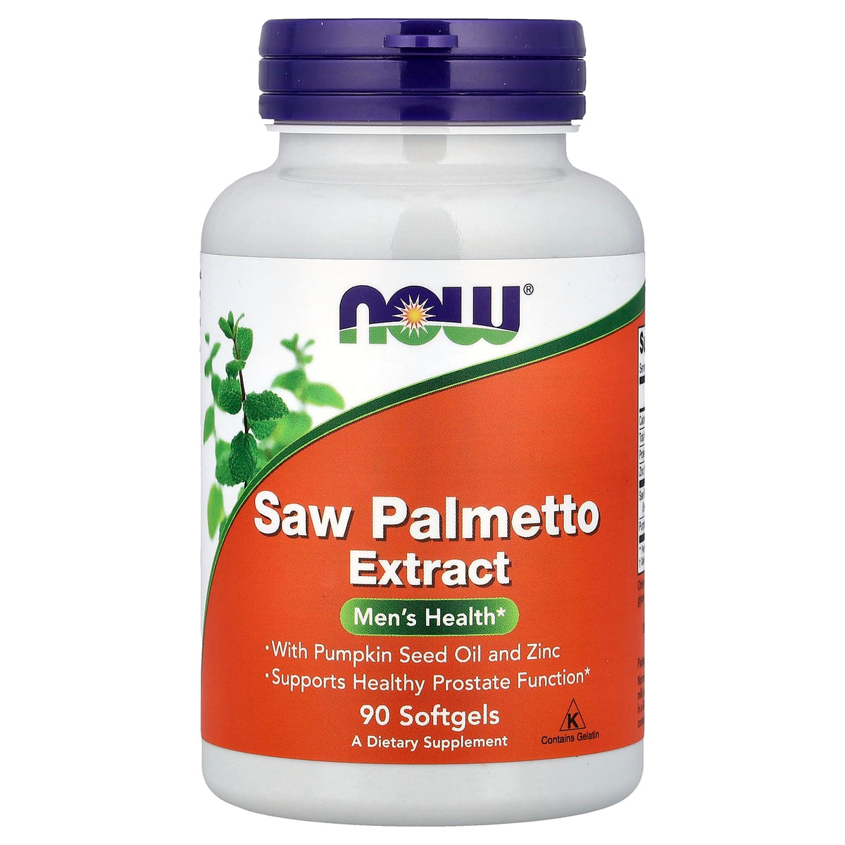 NOW Saw Palmetto Extract 90 Softgels