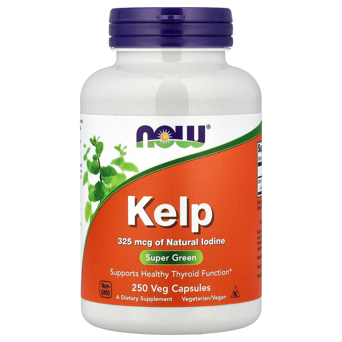 NOW Kelp 325 mcg 250 Capsules
