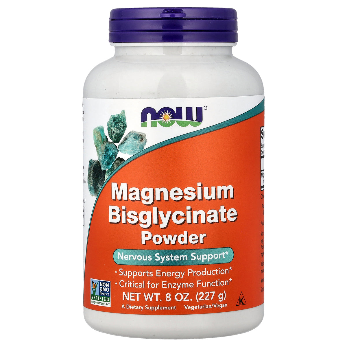 NOW Foods Magnesium Bisglycinate Powder 8 oz