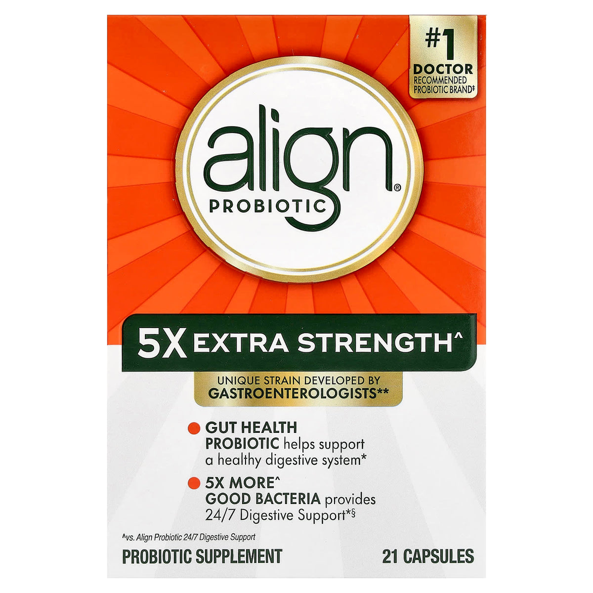 Align Probiotics Probiotic 50 mg 21 Capsules