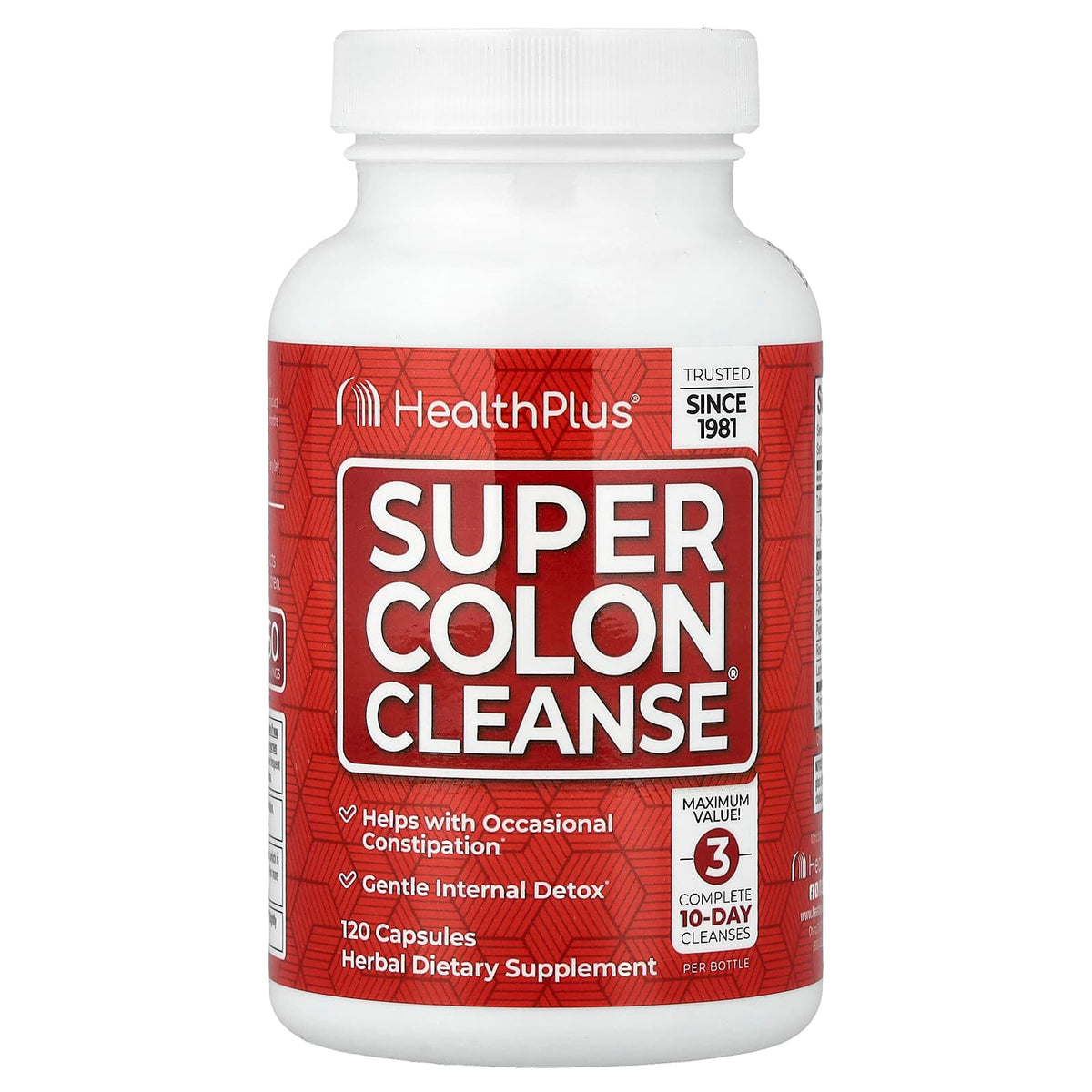 Health Plus Super Colon Cleanse 120 Capsules