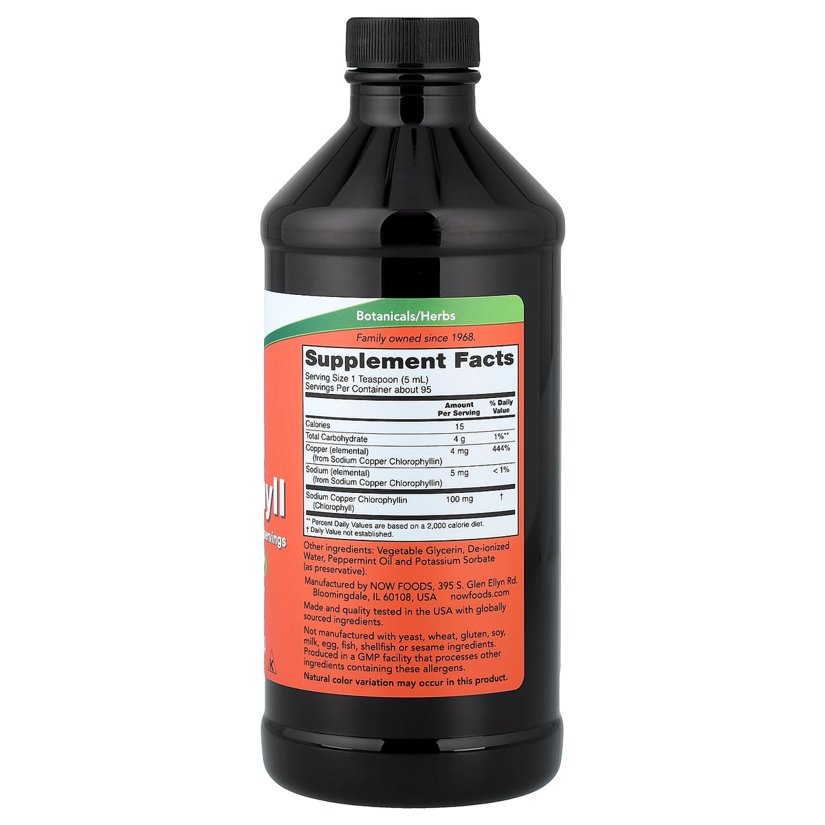 NOW Liquid Chlorophyll 473 ml
