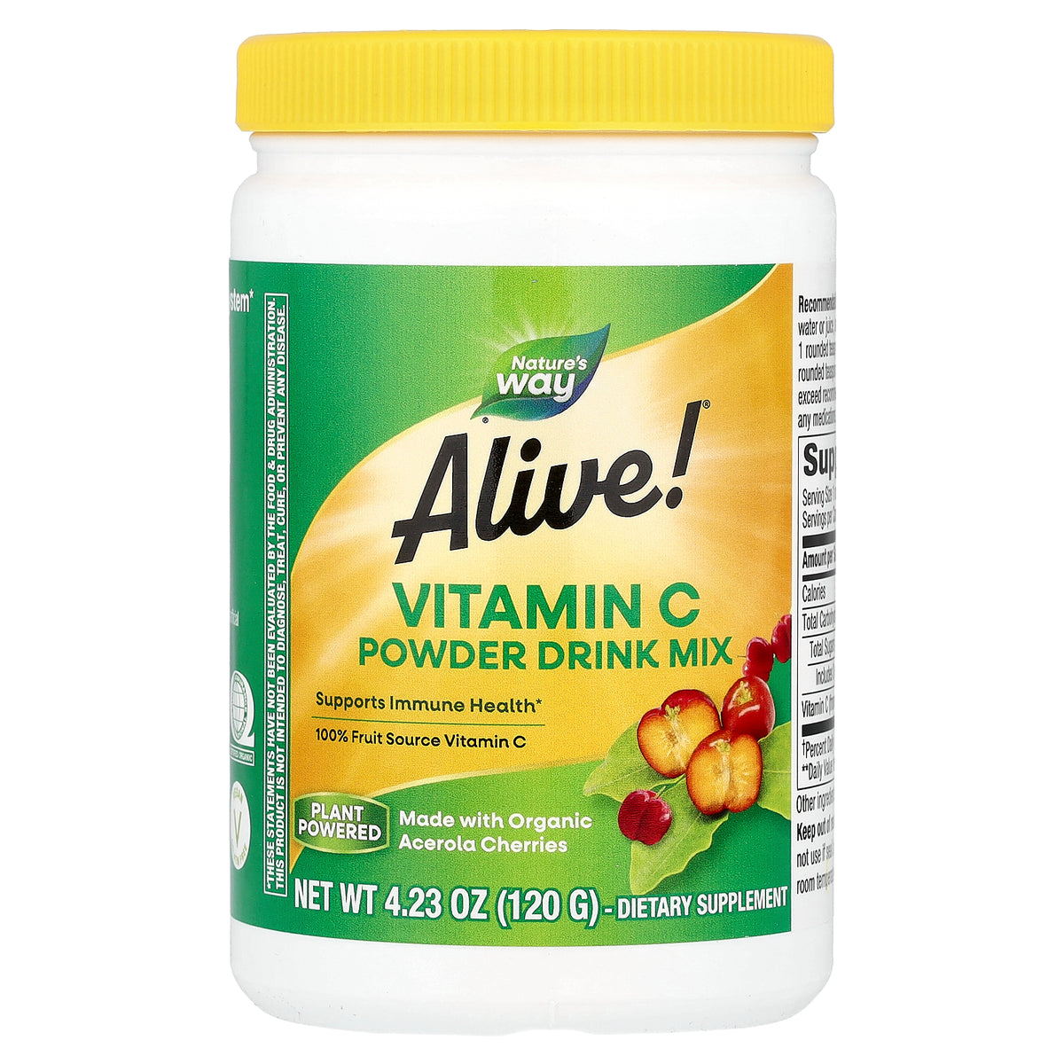 Nature’s Way Alive مسحوق فيتامين C، عبوة 120 جم — صورة 3