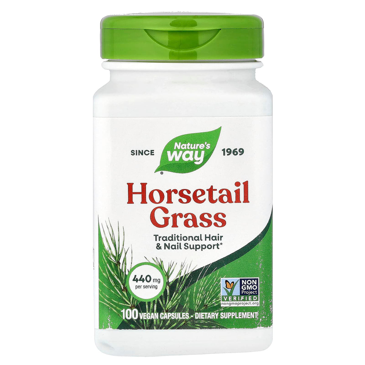 Natures Way Horsetail Grass 440 mg 100 Capsules
