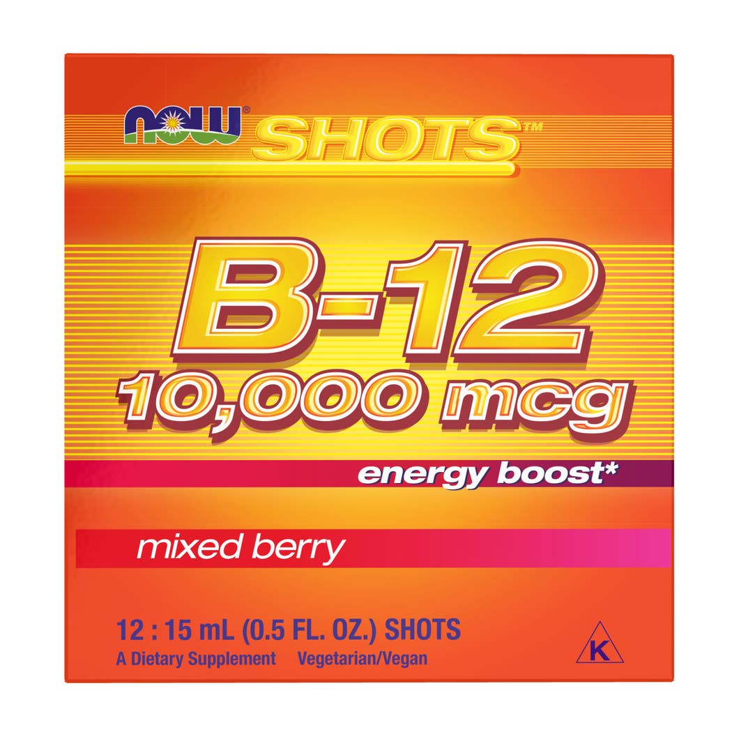 ناو فودز إنرجي ب -12 ناو شوت 15 مل (عبوة من 12)