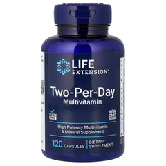 Life Extension Two-Per-Day متعدد الفيتامينات، 120 كبسولة
