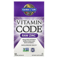 Garden of Life Vitamin Code RAW Zinc with Vitamin C 60 Capsules