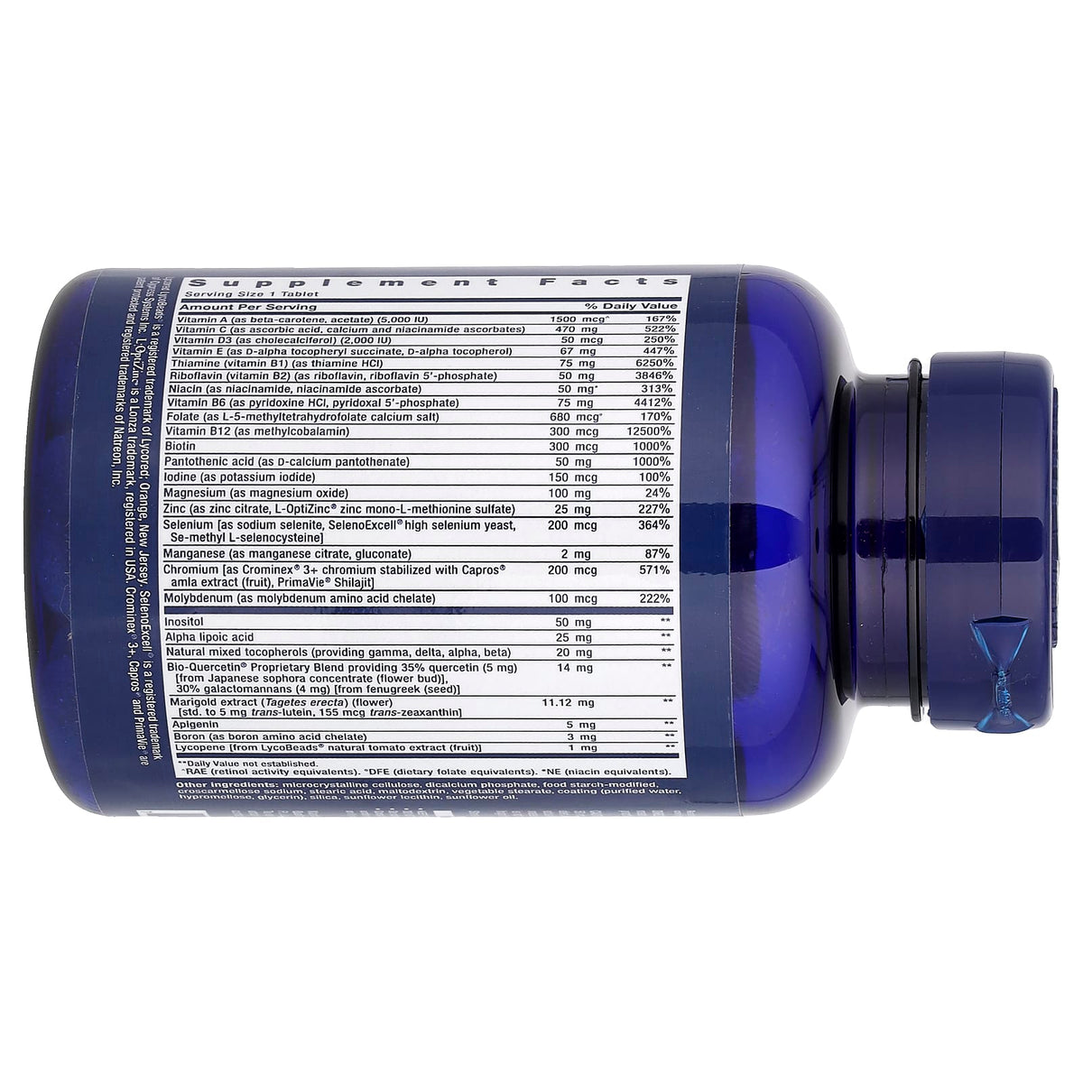 Life Extension One-Per-Day Multivitamin 60 Tablets