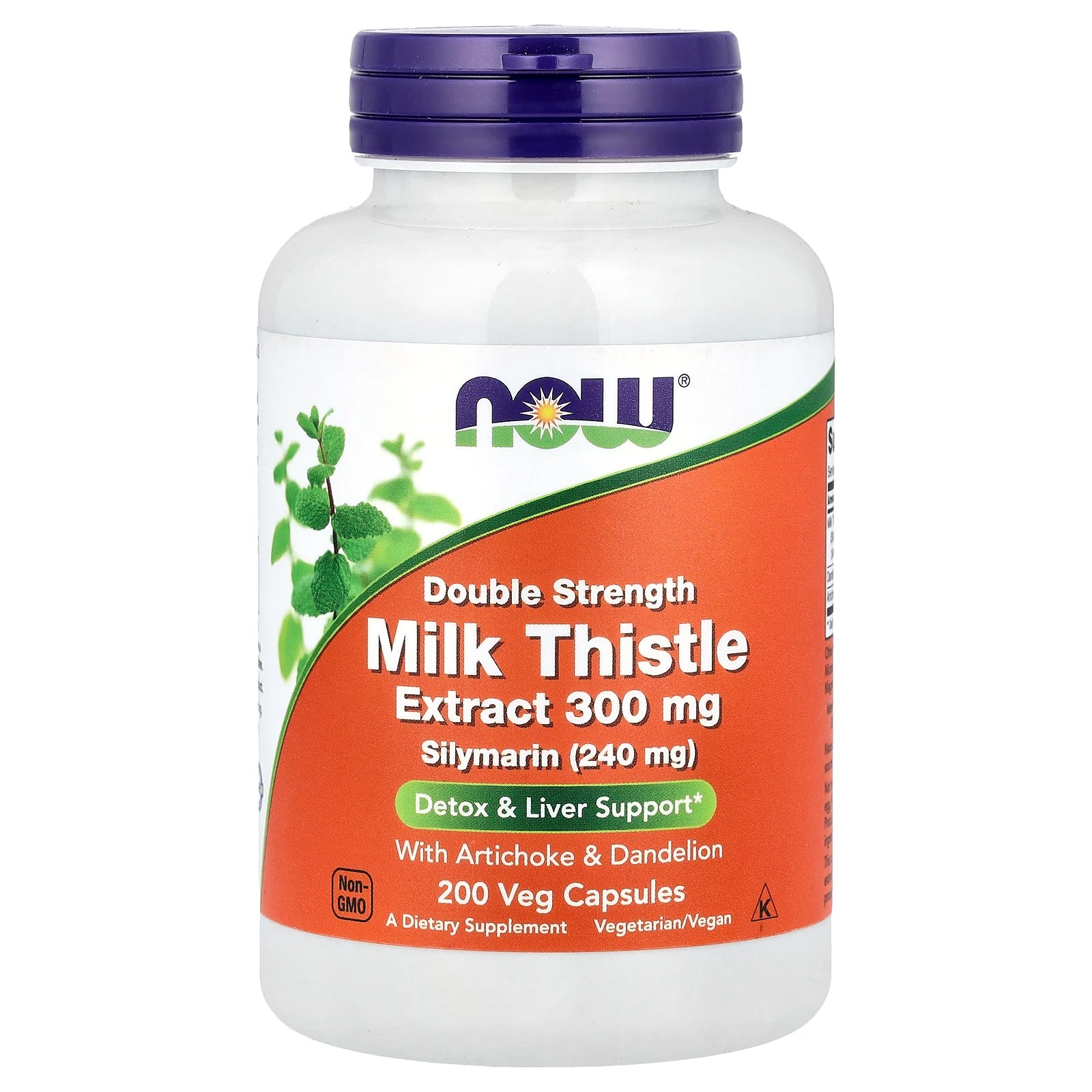 NOW Milk Thistle Extract 300 mg 200 Capsules