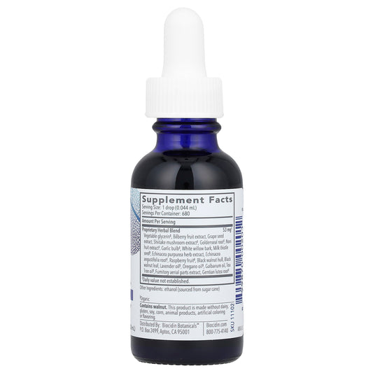 Biocidin Botanicals مزيج أعشاب سائل، عبوة 30 مل — صورة 2