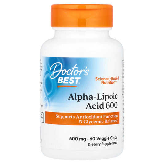 Dr Best Alpha Lipoic Acid 600 mg 60 Capsules