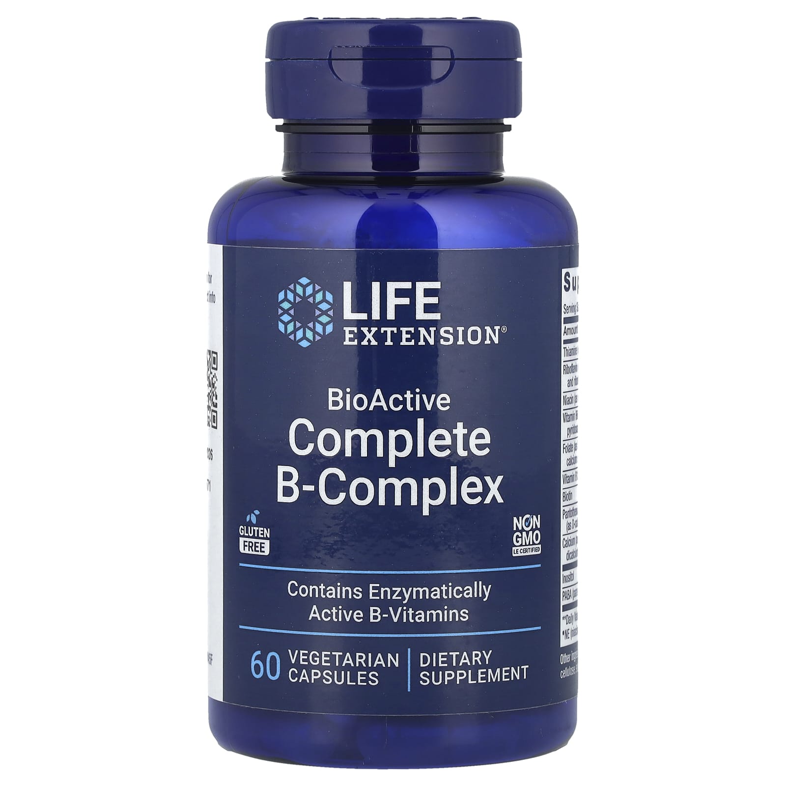 Life Extension BioActive Complete B-Complex 60 Capsules
