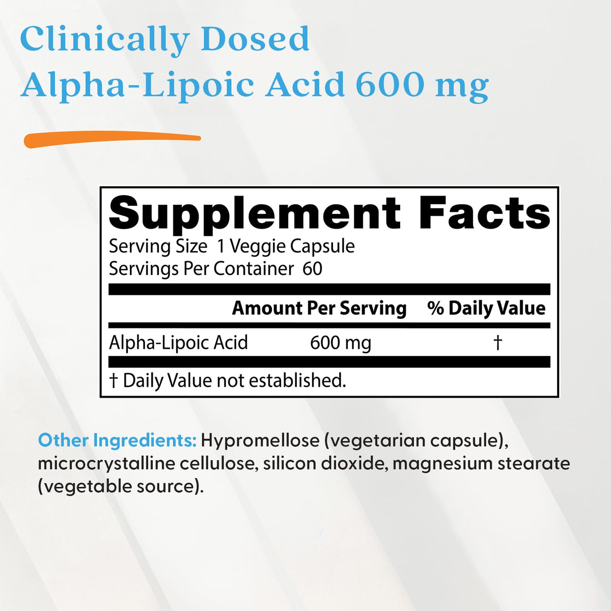 Dr Best Alpha Lipoic Acid 600 mg 60 Capsules