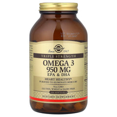 Solgar Omega 3 EPA & DHA Triple Strength 950 mg 100 Softgels