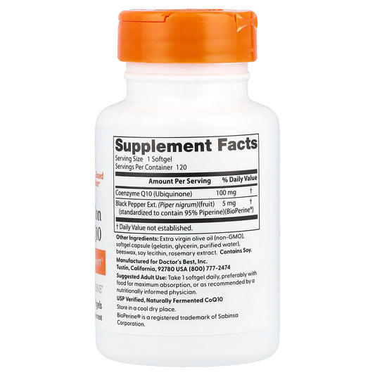 Dr Best CoQ10 100 mg 120 Capsules