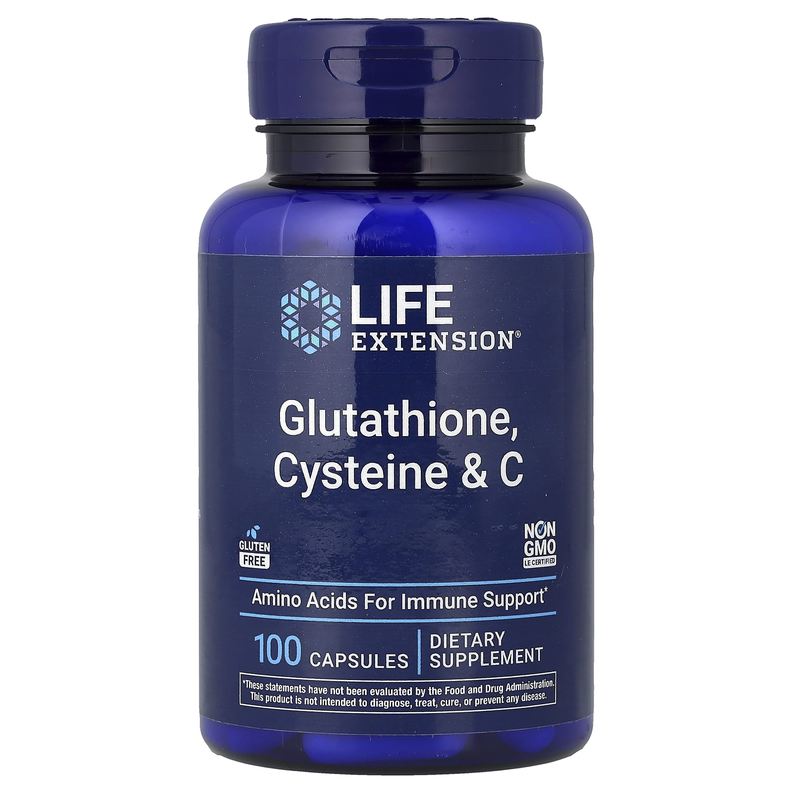 Life Extension Glutathione Cysteine & C 100 Capsules