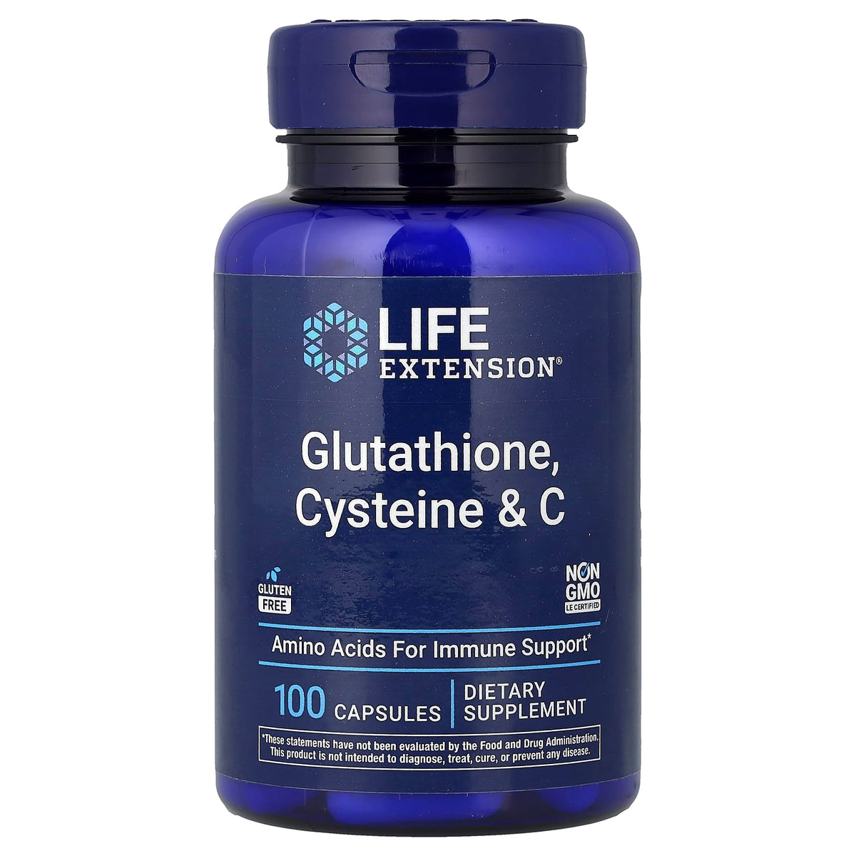 Life Extension Glutathione Cysteine & C 100 Capsules