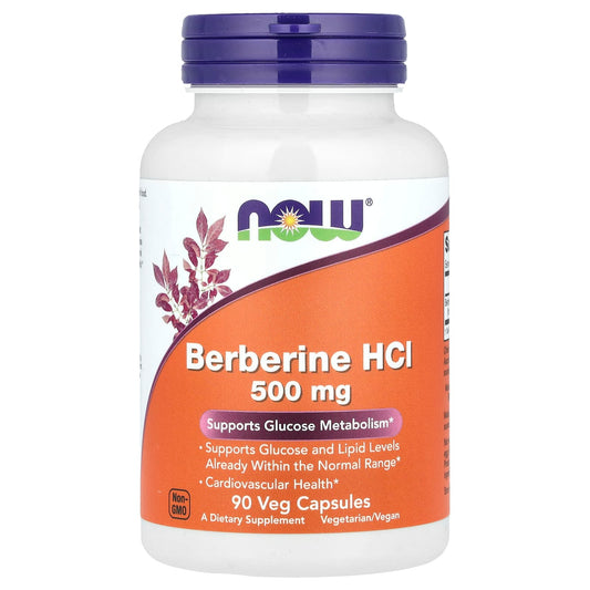 NOW Berberine HCl 500 mg 90 Capsules