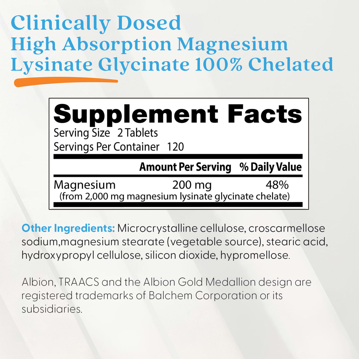 Dr Best Magnesium Lysinate Glycinate 100 mg 240 Tablets