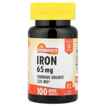 Sundance Vitamins Iron 65 mg 100 Tablets