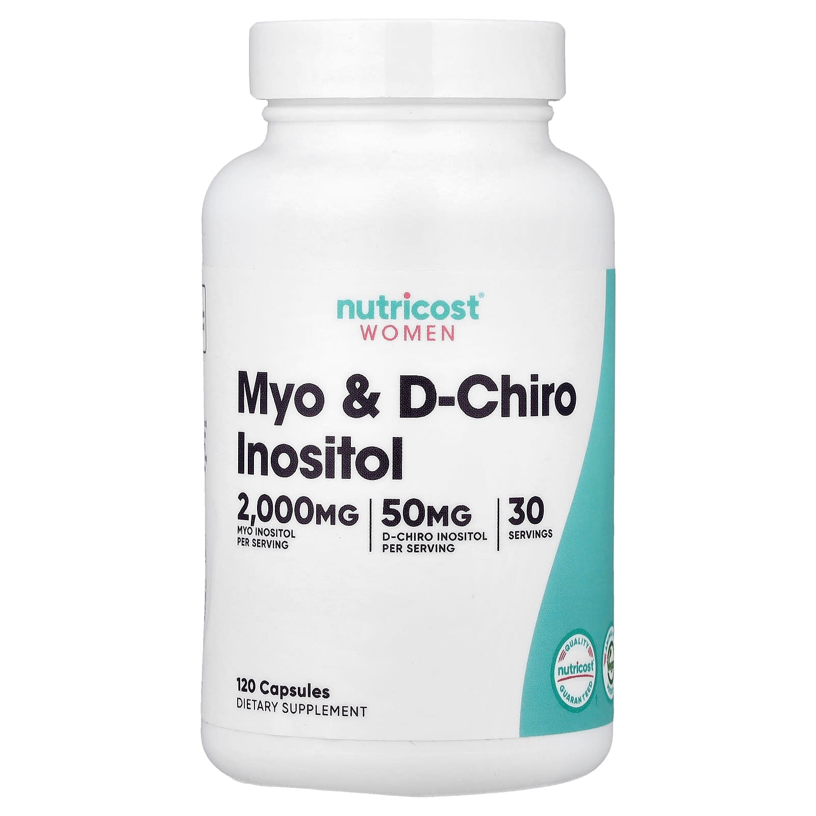 Nutricost Women Myo & D-Chiro Inositol 120 Capsules