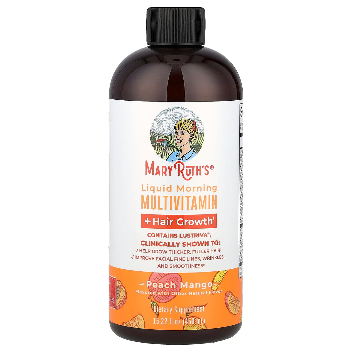 MaryRuths Liquid Morning Multivitamin + Hair Growth 450 ml