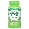 Natures Truth Ginkgo Biloba Plus Bacopa 120 mg 100 Capsules