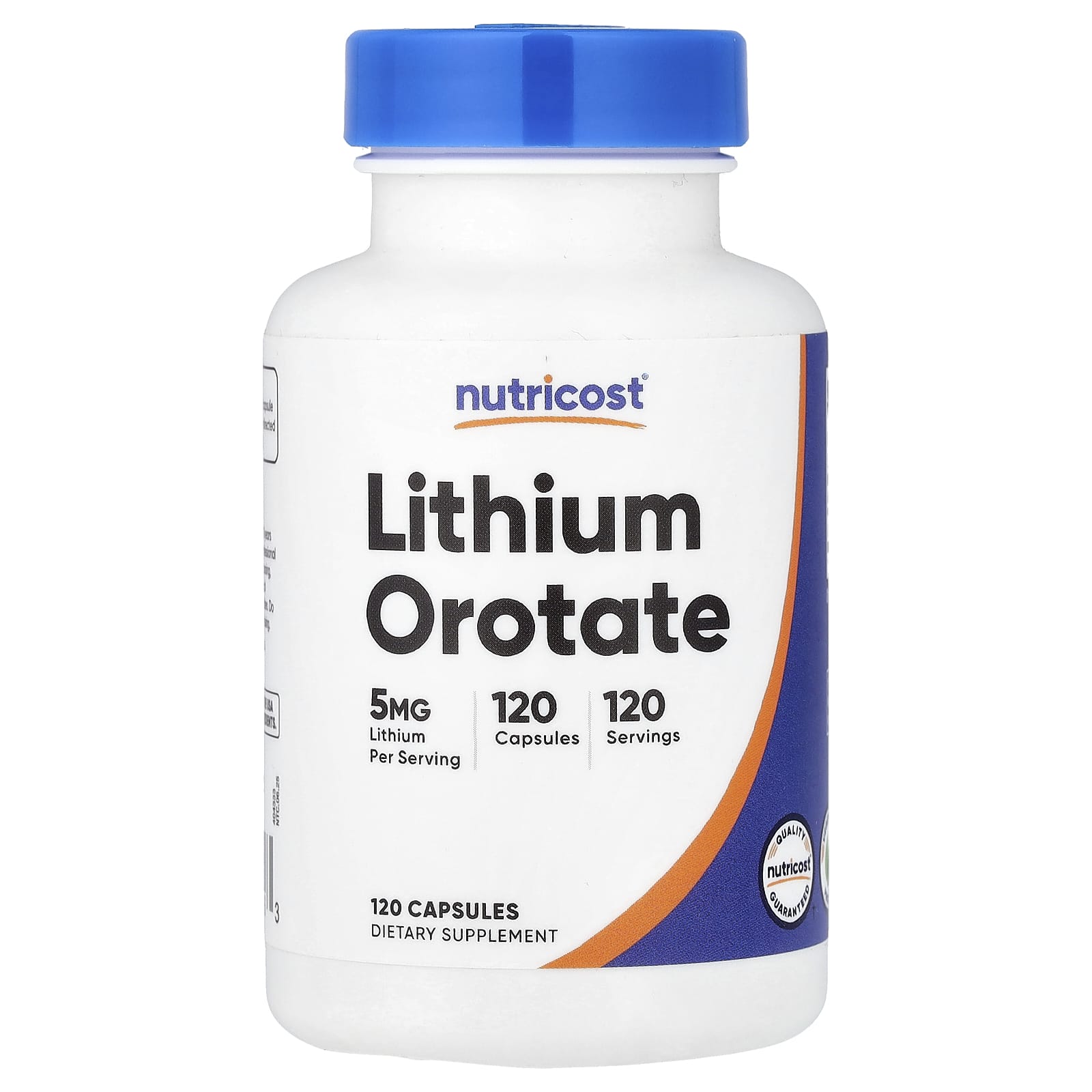 Nutricost Lithium Orotate 5 mg 120 Capsules