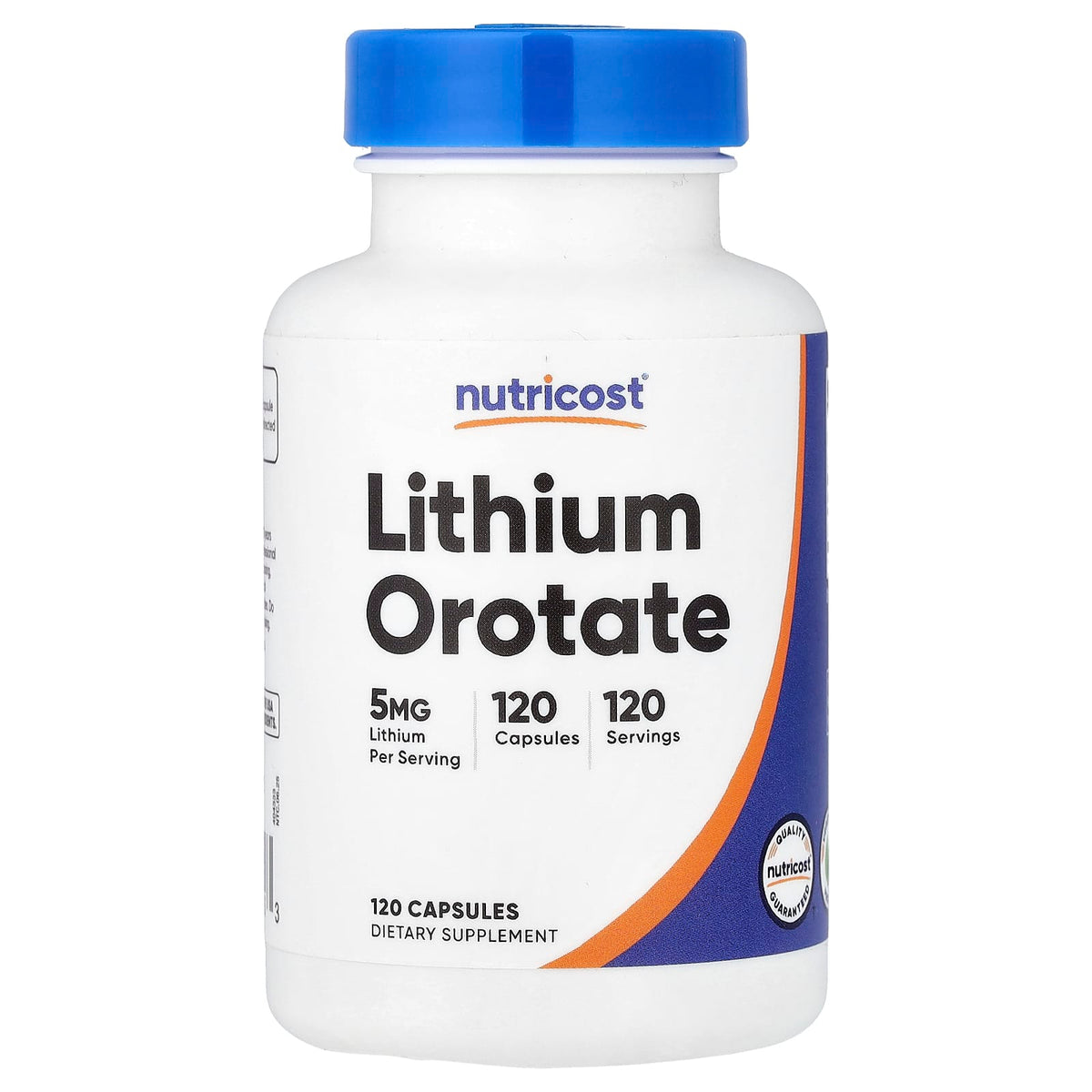 Nutricost Lithium Orotate 5 mg 120 Capsules