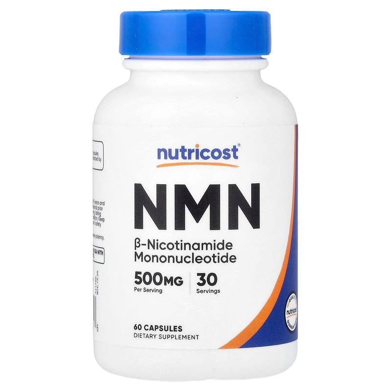 Nutricost NMN، 60 كبسولة (250 ملجم لكل كبسولة)