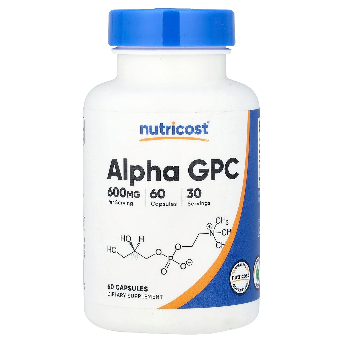 Nutricost Alpha GPC 600 mg 60 Capsules