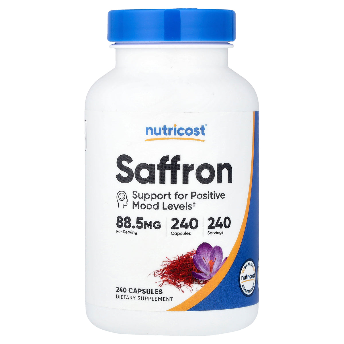 Nutricost زعفران 88.5 ملجم، 240 كبسولة