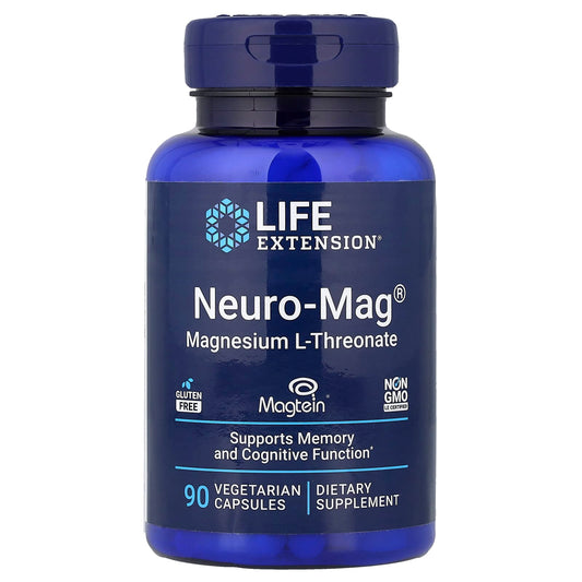 Life Extension Neuro-Mag Magnesium L-Threonate 48 mg 90 Capsules