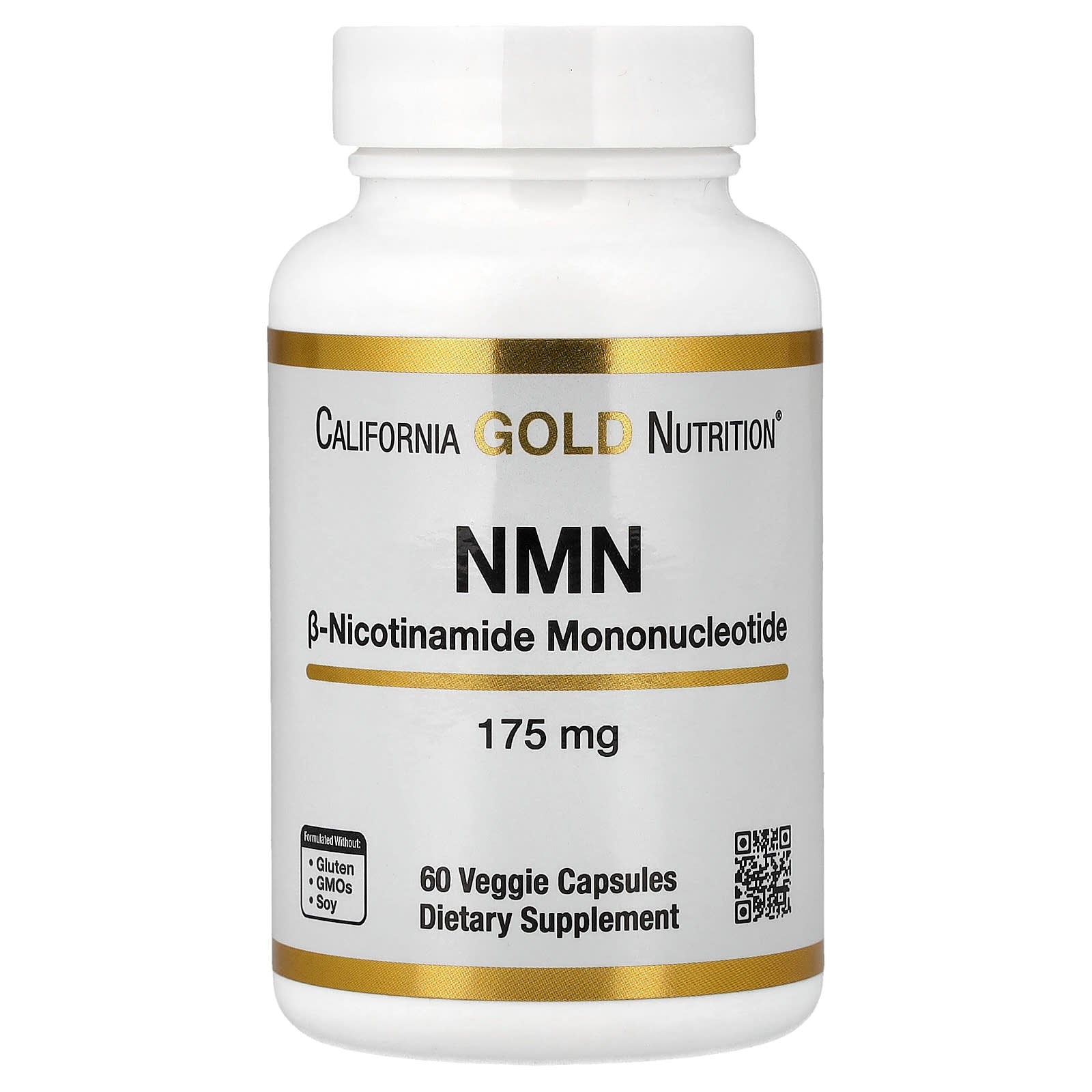 California Gold NMN 175 mg 60 Capsules