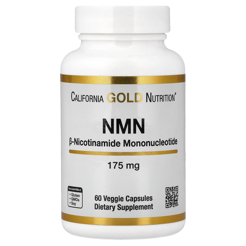California Gold NMN بتركيز 175 ملجم، 60 كبسولة