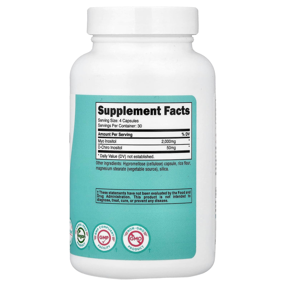 Nutricost Women Myo & D-Chiro Inositol 120 Capsules