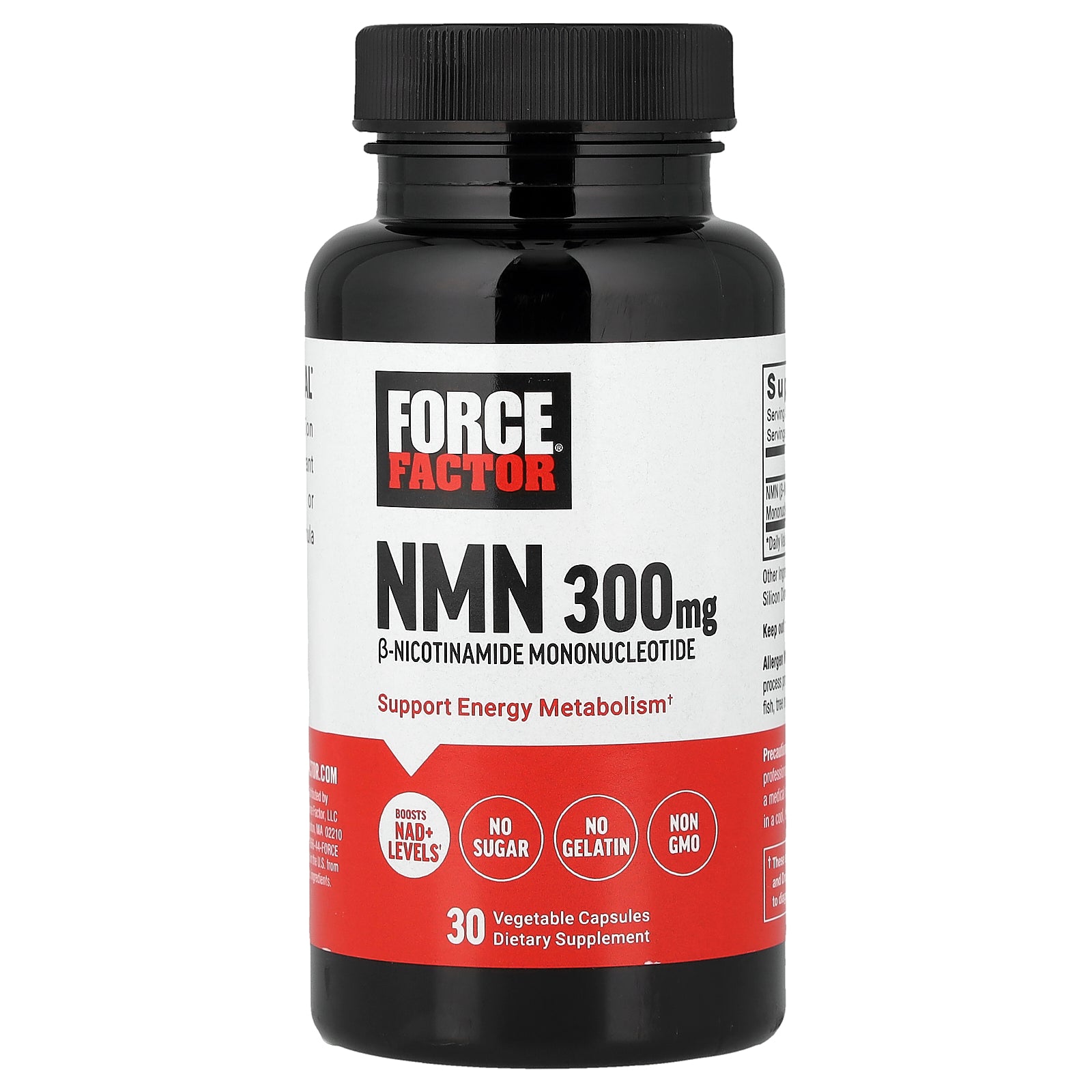 Force Factor NMN ‏300 ملجم، 30 كبسولة نباتية