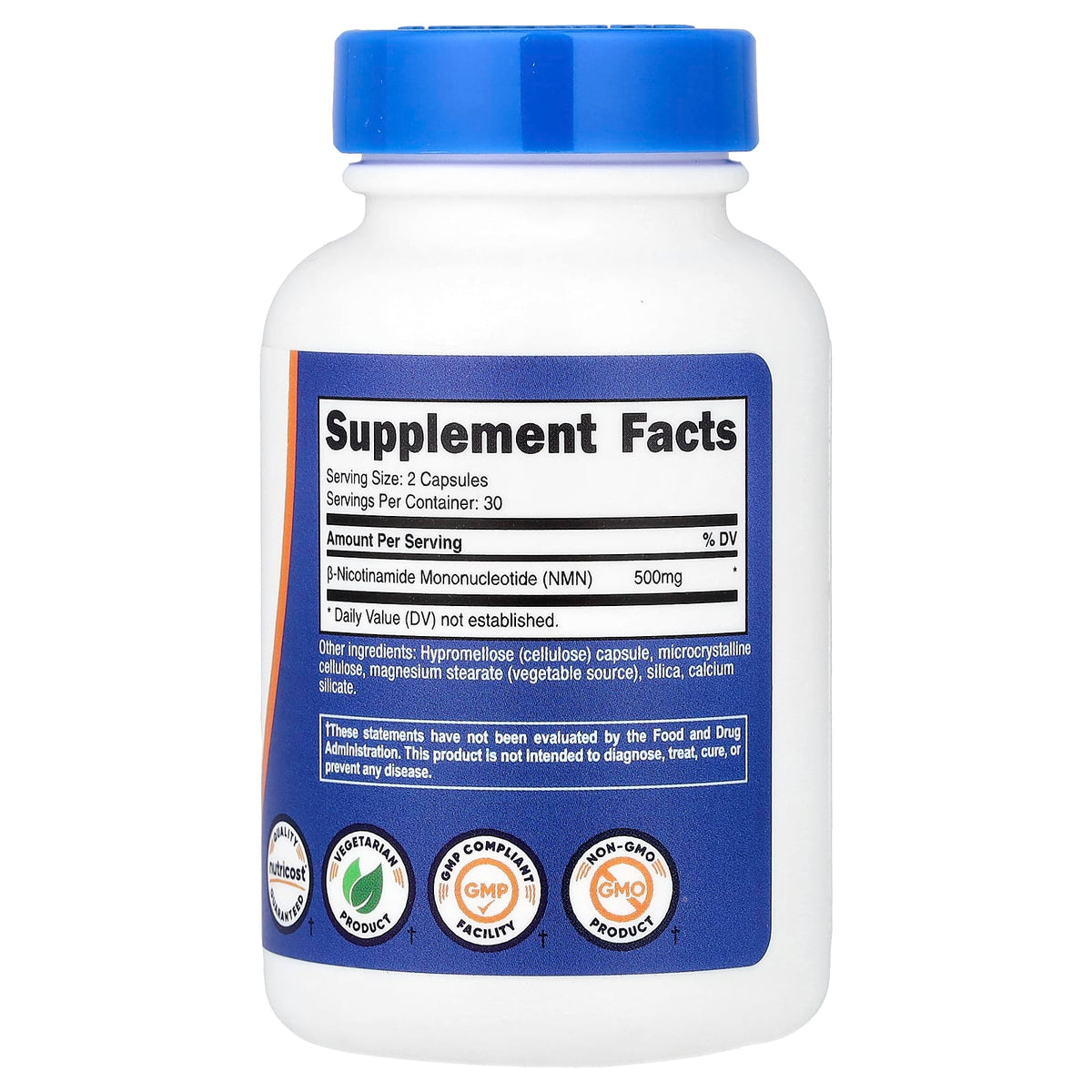 Nutricost NMN 250 mg 60 Capsules