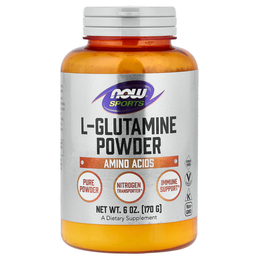 NOW Sports L-Glutamine Powder 170 g
