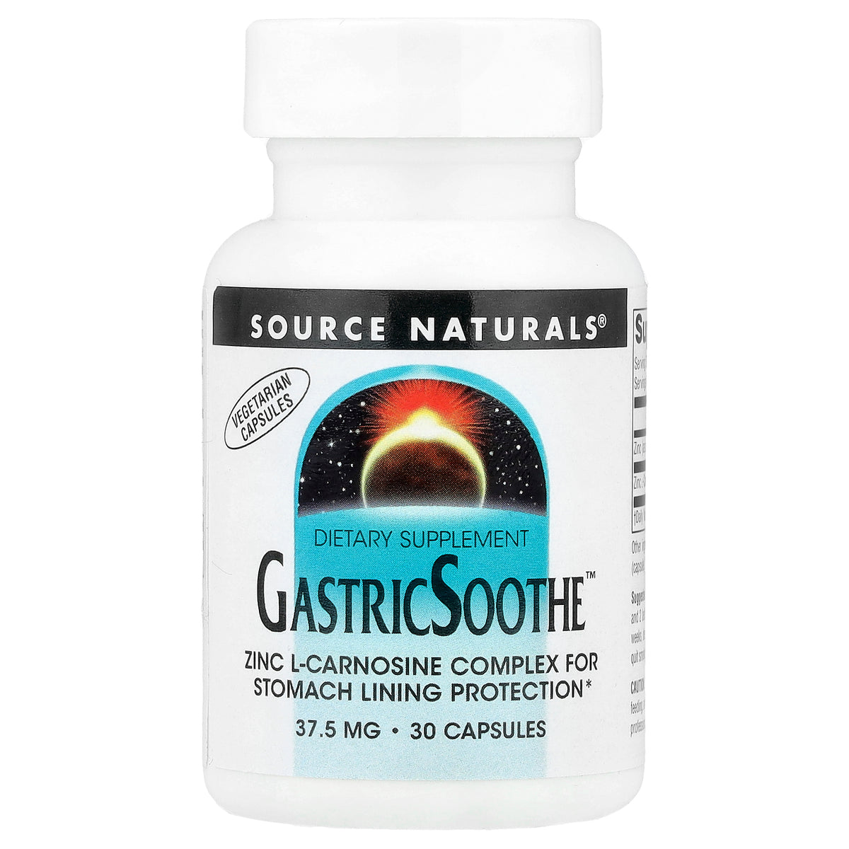 Source Naturals GastricSoothe زنك إل-كارنوزين، 30 كبسولة