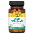 Country Life Zinc Picolinate 25 mg 100 Tablets