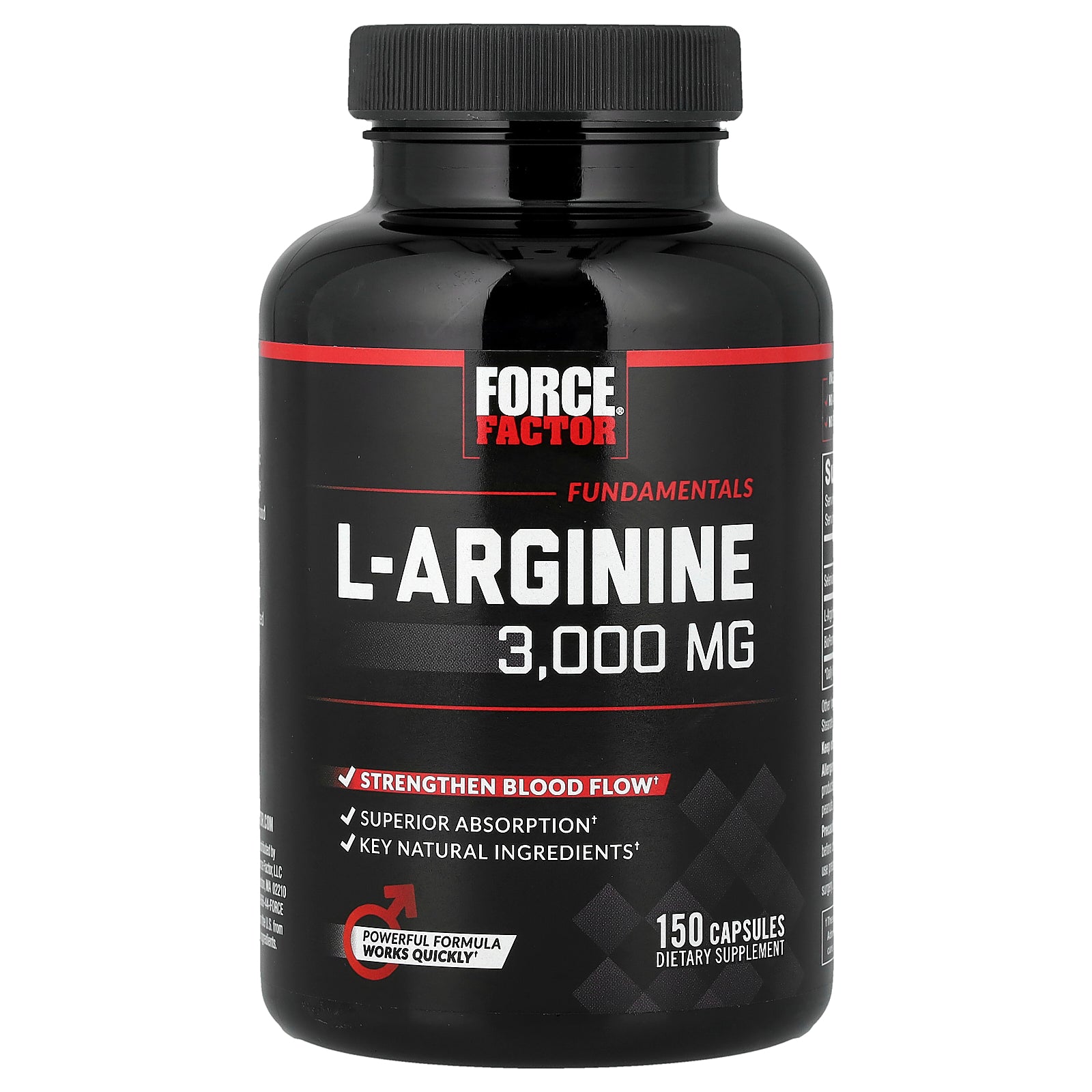Force Factor L-Arginine 150 Capsules
